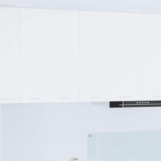 Seinakapp riiuliga uksega Riga Valge 30 x 31 x 80 cm Tehispuit