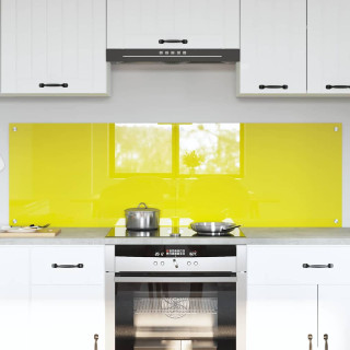 Kögi Splashback 2 pcs Kollane 80 x 50 cm karastatud klaas