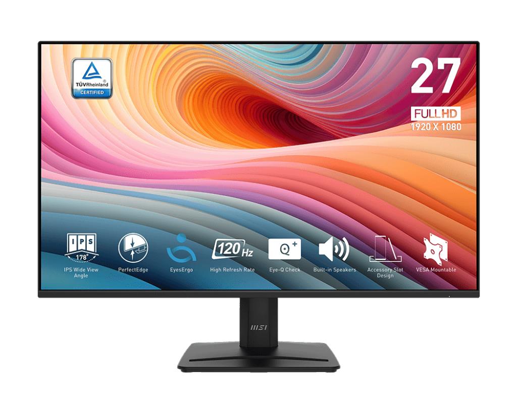 LCD Monitor|MSI|PRO MP275 E2|27|Business|Panel IPS|1920x1080|16:9|120 ??|1 ms|Speakers|PROMP275E2