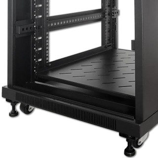 Qoltec Rack castors set without locking| 4pcs.