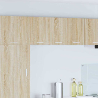 Seinakapp riiuliga Riga Sonoma tammes ja valges 30 x 31 x 40 cm