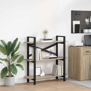 Raamatukapp Sonoma tamm 100 x 33,5 x 102 cm Tehispuit