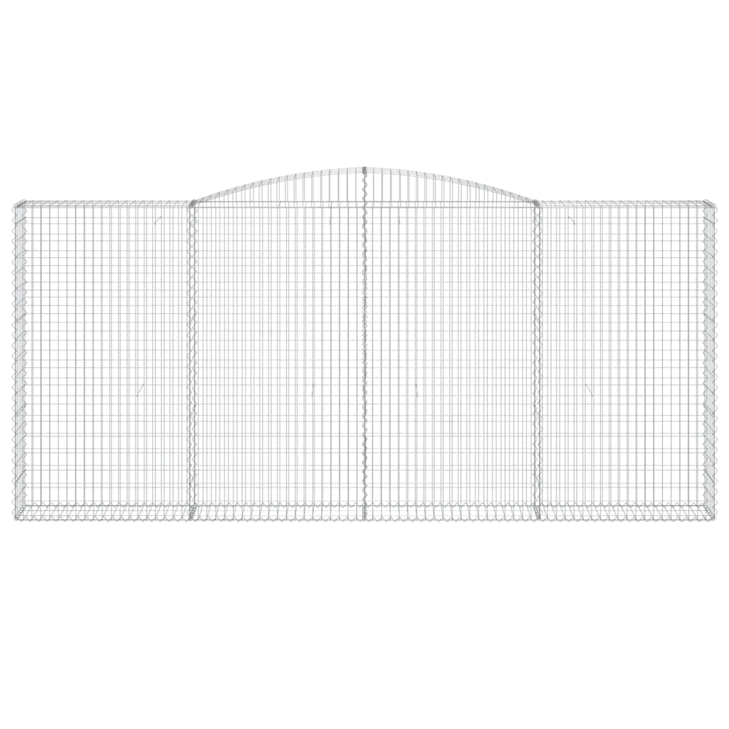 Габион дугообразной формы, 400x30x180/200 см, оцинкованная сталь