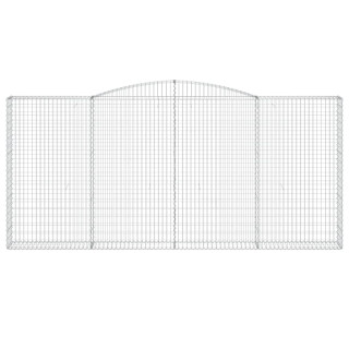 Габион дугообразной формы, 400x30x180/200 см, оцинкованная сталь