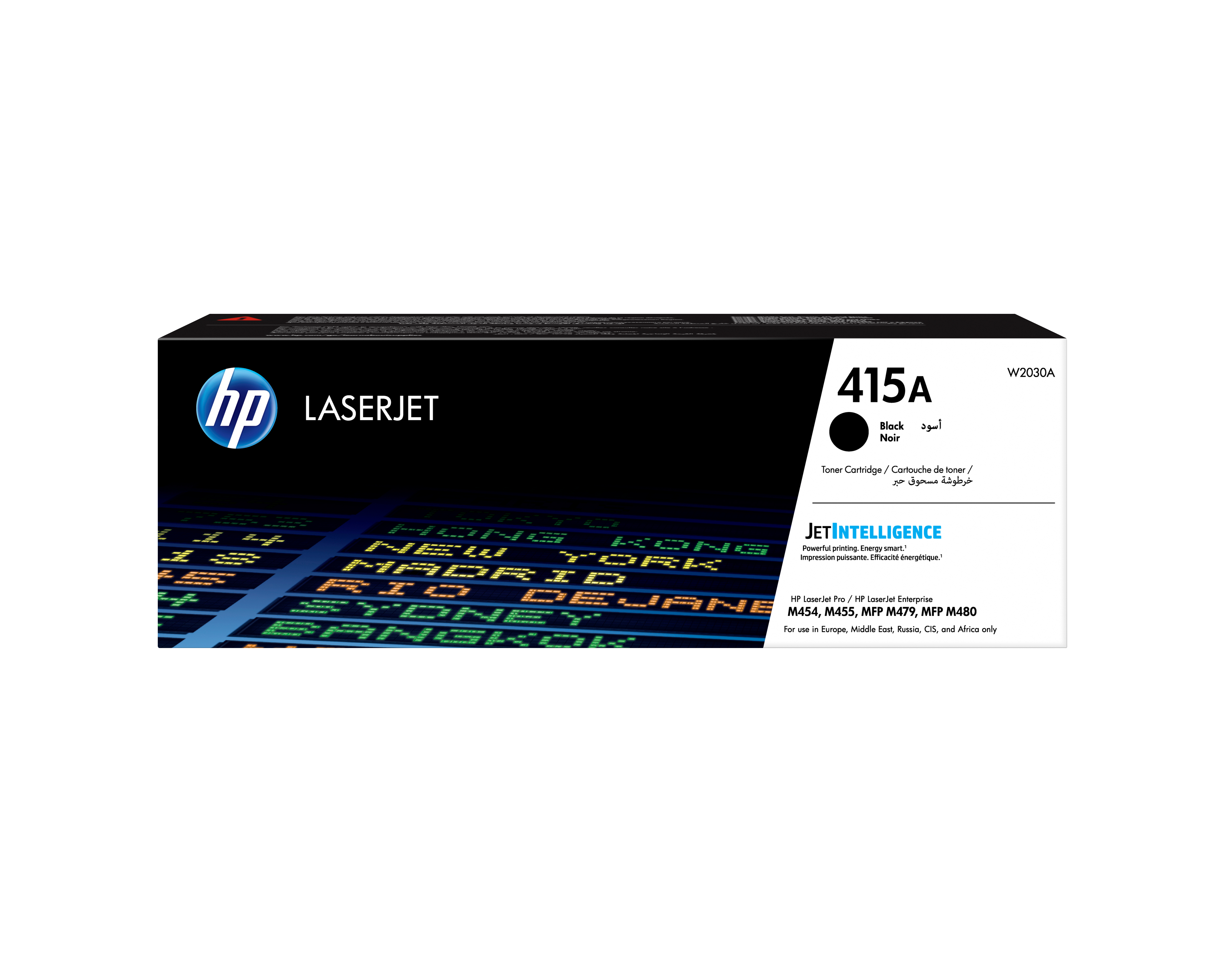 HP 415A Black Laser Toner Cartridge, 2400 pages, for  HP Color LaserJet Pro M454, M479