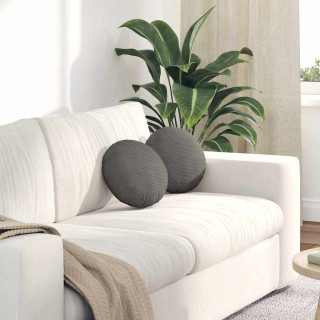 Istumispatjad 2 pcs Helehall Ø 30 cm Korter kangas