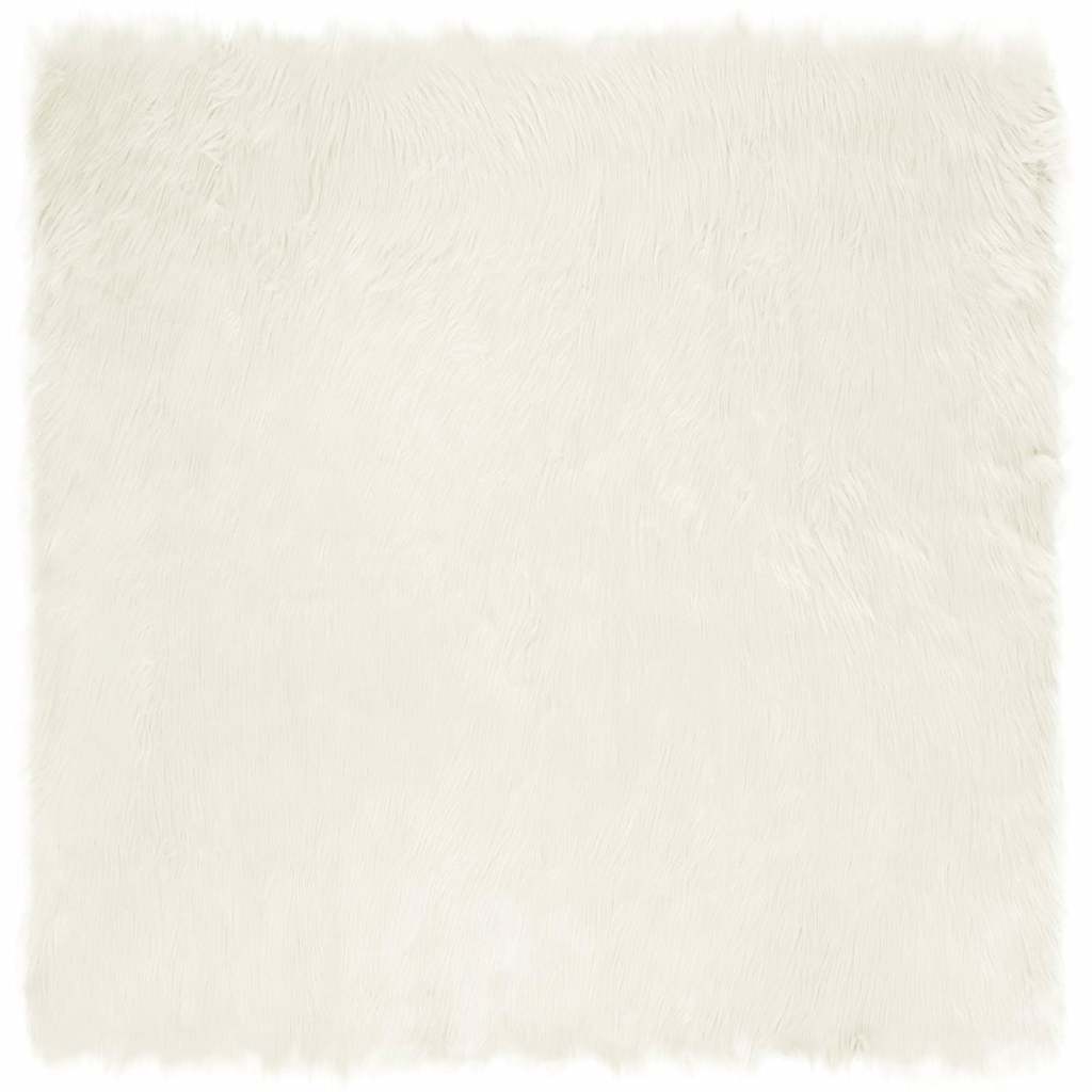 Vale Umbes Vaip Valge 240 x 240 cm Polüester