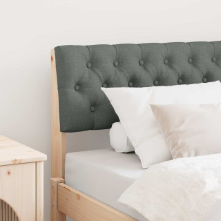 Polsterdatud voodiots Tumehall 90 cm Tahke mänd