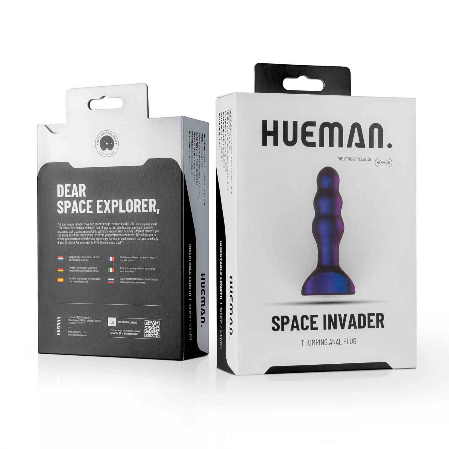 Hueman - Vibreeriv anaalkork Space Invader