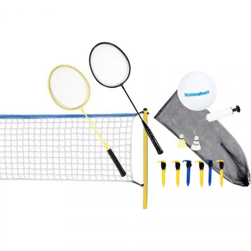 Scatch 143880 5-in-1 Volleyball and Badminton Set