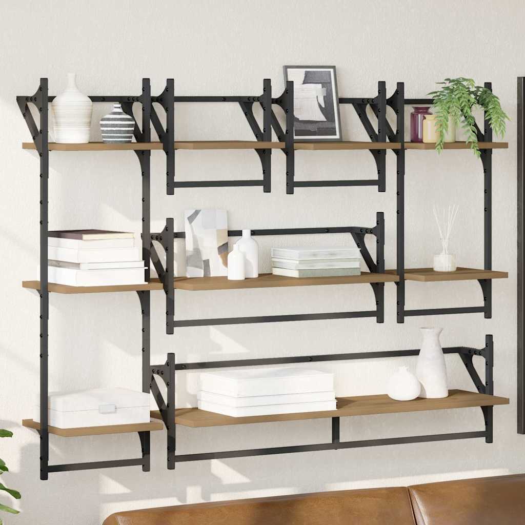 Seinariiulikomplekt 6 pcs Käsitööpuu 100 x 25 x 30 cm Tehispuit