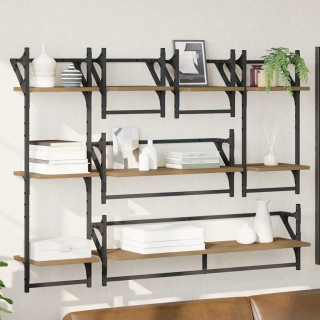 Seinariiulikomplekt 6 pcs Käsitööpuu 100 x 25 x 30 cm Tehispuit