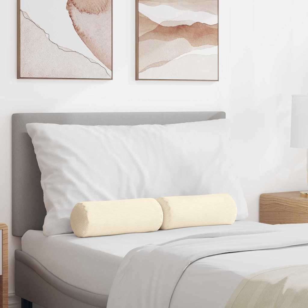 Padjad 2 pcs cream Ø 15 x 40 cm Korter kangas