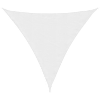 Солнцезащитный тент треугольный из ткани Оксфорд, 4 x 4 x 4 м, белый