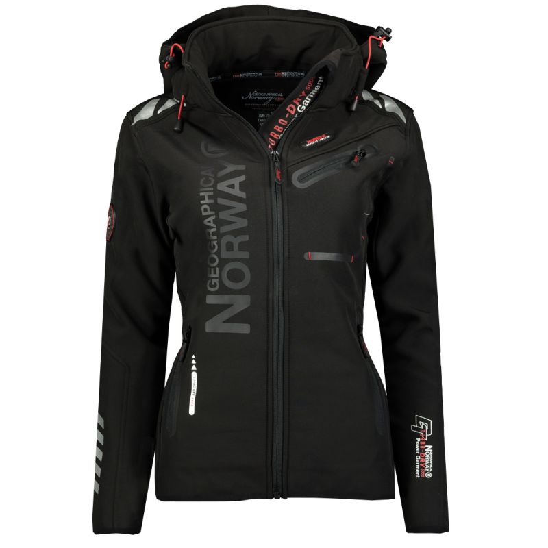Lady Softshell Geographical Norway REINE BLACK-BLACK LADY 2601 DBC Black / Black (WW7043F/GN Black / Black)/wu8088