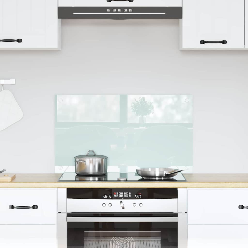 Kögi Splashback Valge 70 x 40 x 0.8 cm karastatud klaas