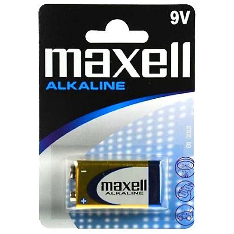 LR61 MAXELL 9V batteries blister 1 piece