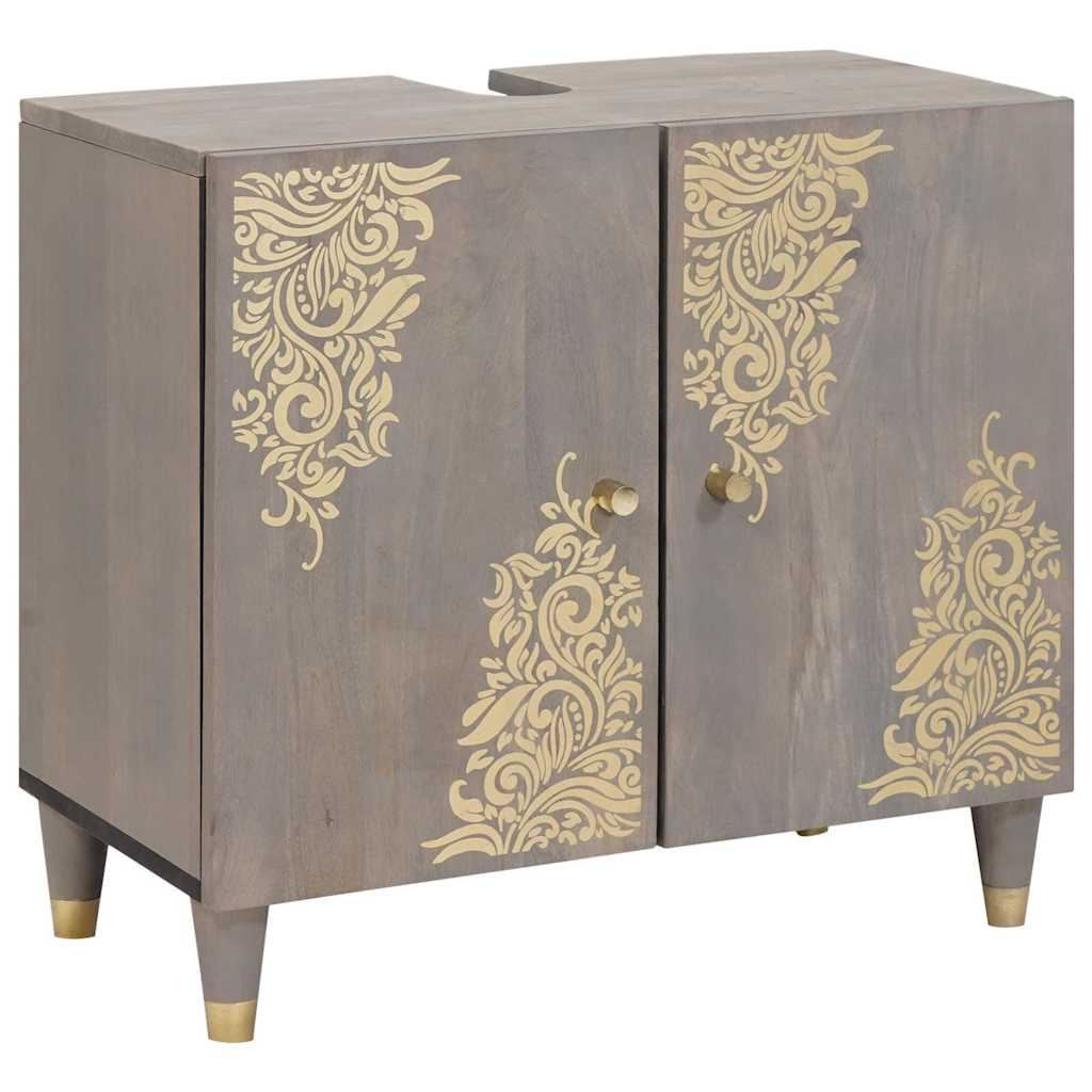 Vannitoa valamukapp uksega Hall 62 x 33 x 58 cm Mangopuit