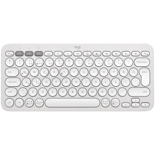 LOGITECH K380S Multi-Device Bluetooth Keyboard - TONAL WHITE - NORDIC