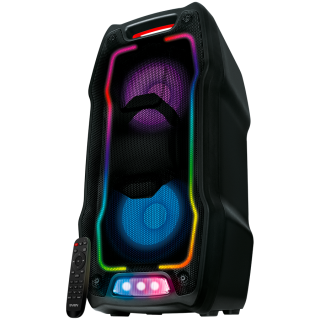 Портативная колонка SVEN PS-730, черная (100Вт, TWS, Bluetooth, FM, USB, microSD, LED-дисплей, 4400мАч)