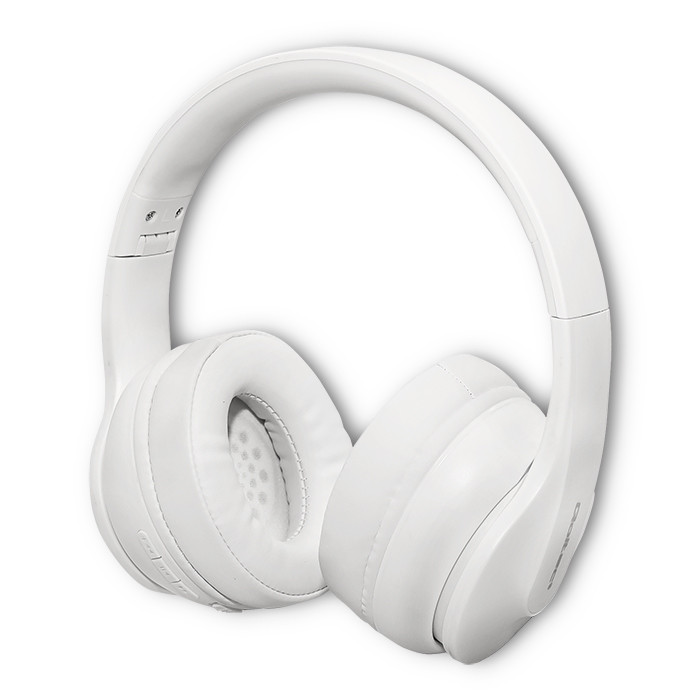 Qoltec Soundmasters wireless headphones with microphone | BT 5.0 AB| White