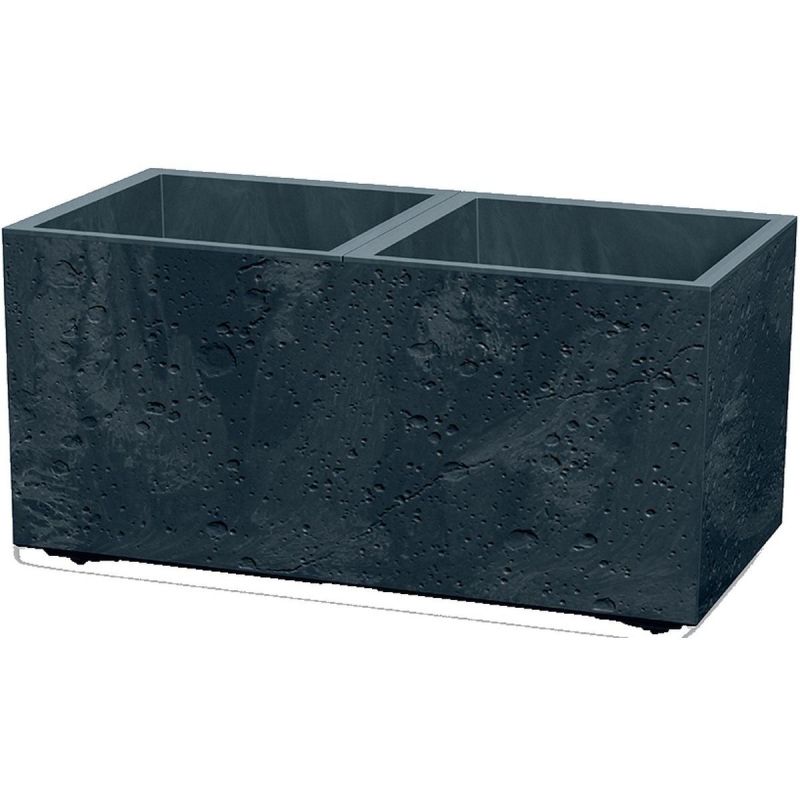 SIERRA CASE CONCRETE EFFECT FLOWER POT 77x39 ANTHRACITE