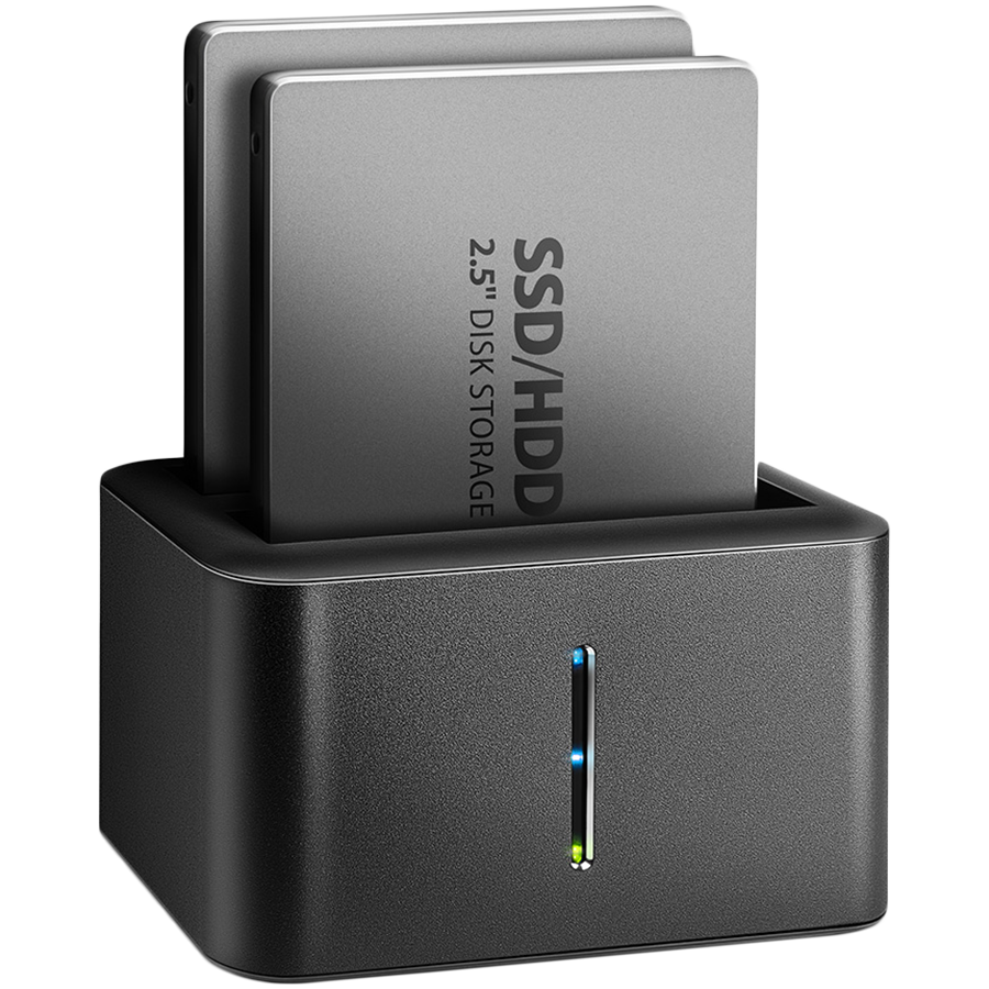 Док-станция AXAGON ADSA-D25 с функцией клонирования для 2x 2.5 SSD/HDD