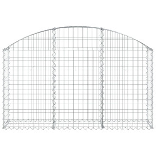 Габионный короб дугообразной формы, 150x30x80/100 см, оцинкованная сталь