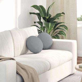 Istumispatjad 2 pcs Helehall Ø30 x 13 cm kangas