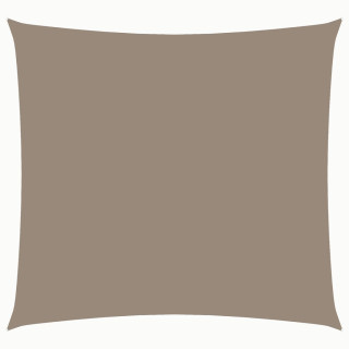 oxford-kangast päikesepuri, kandiline, 5 x 5 m, pruunikashall