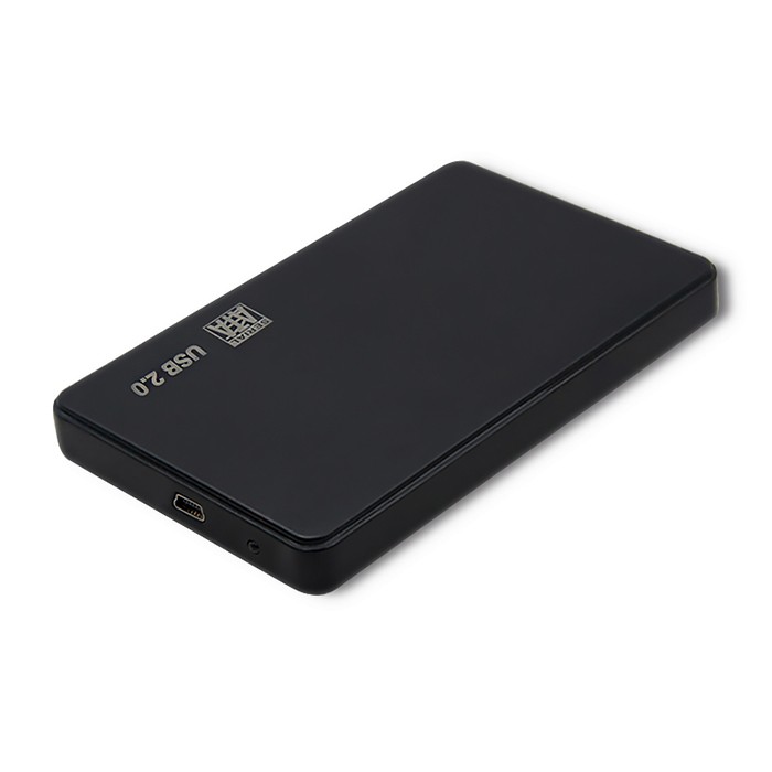 Qoltec External Hard Drive Case HDD/SSD 2.5'' SATA3 | USB 2.0 | Black
