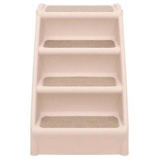 kokkupandav koeratrepp, kreemjas 62 x 40 x 49,5 cm