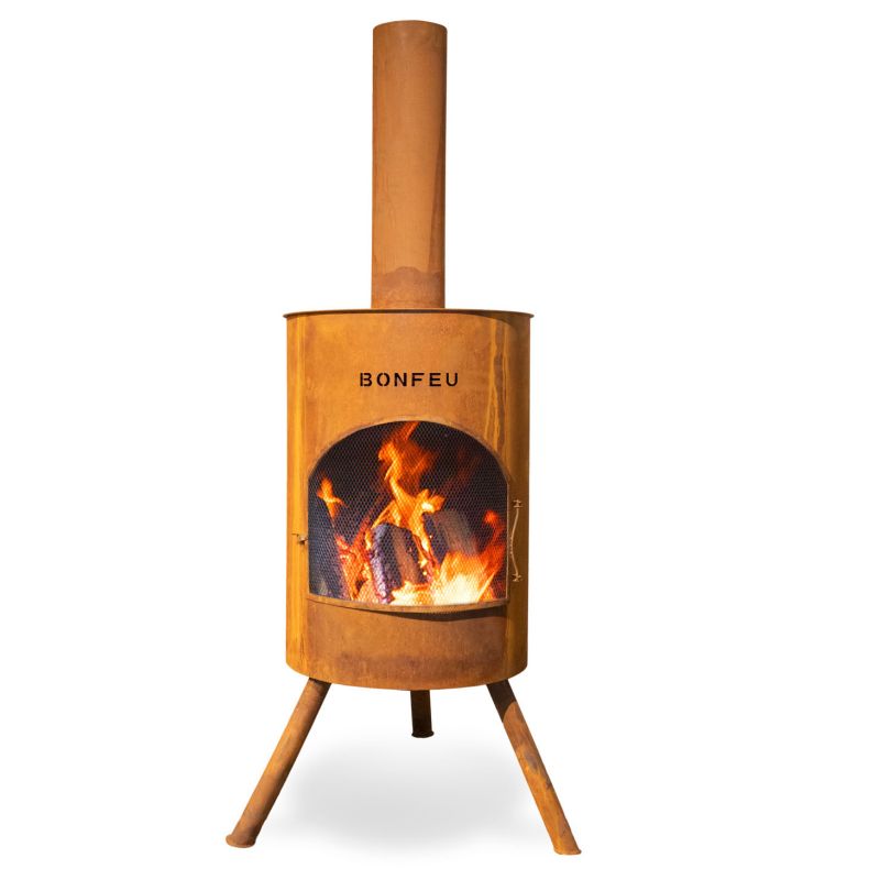 Bonfeu Bonton 50 5002R rusty garden fireplace