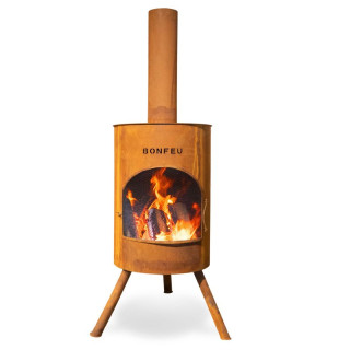 Bonfeu Bonton 50 5002R rusty garden fireplace