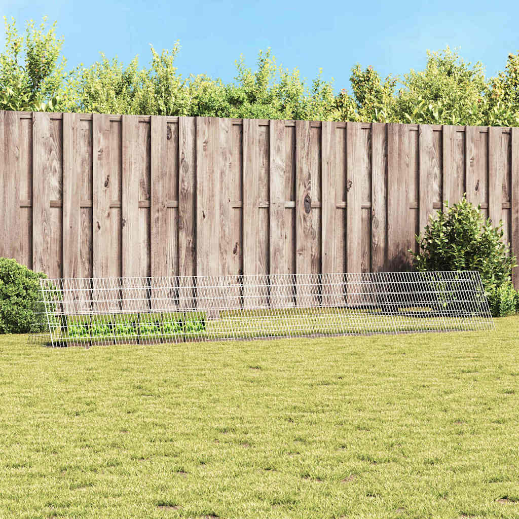 Küüliku Aedik Hõbedane 650 x 55 x 55 cm Tsinkteras