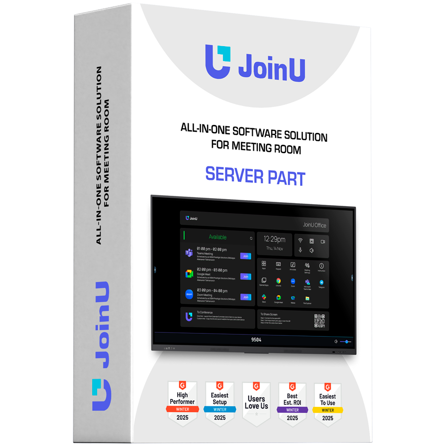 JoinU all in one Software for meeting room, server license, 1 year