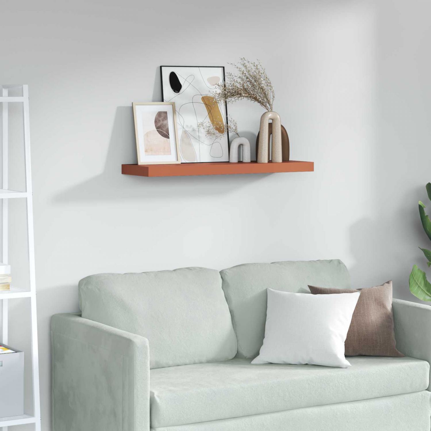 Seinariiul Seinale kinnitatav Punane 90 x 23,5 x 4 cm Tehispuit