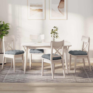 Istumispatjad 4 pcs Helehall 45 x 45 x 12 cm kangas