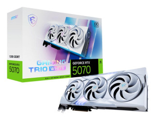 Видеокарта MSI NVIDIA GeForce RTX 5070 12GB GDDR7 GAMING TRIO OC WHITE