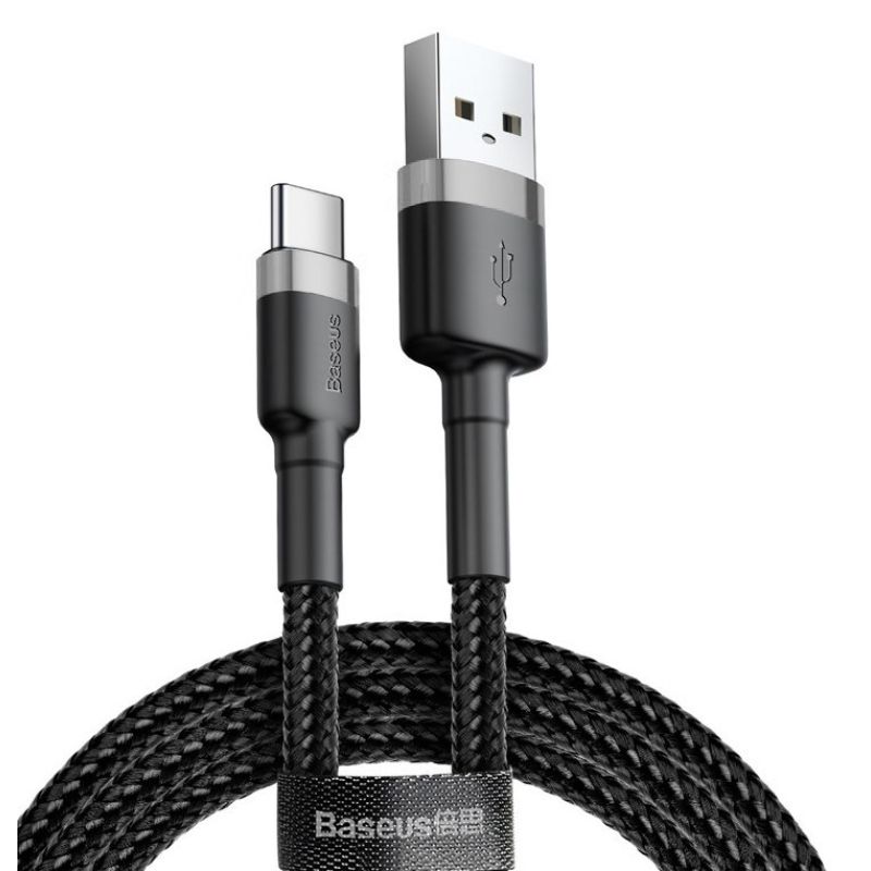 BASEUS CAFULE CATKLF-UG1 USB-C CABLE 2A 3M BLACK
