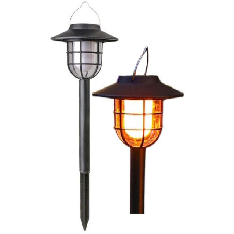 SOLAR LAMP FLAME EFFECT 2IN1 6LED SMD