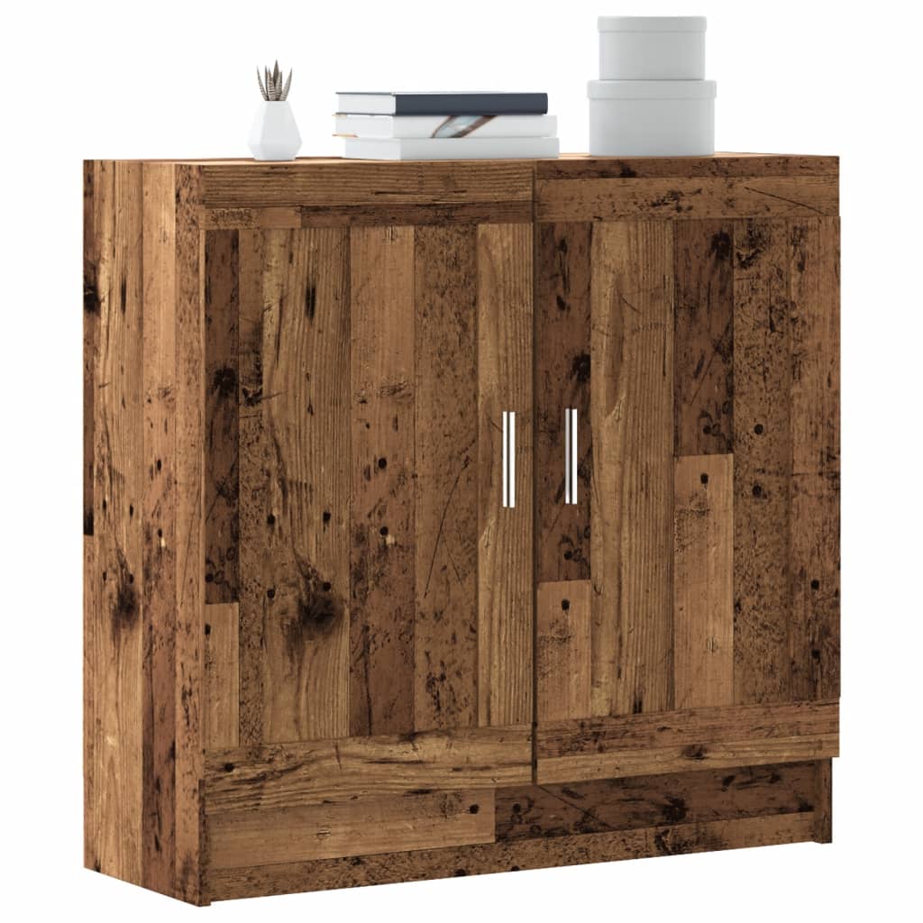 Книжный шкаф Винтаж дерево 82,5x30,5x80 см Техническая древесина