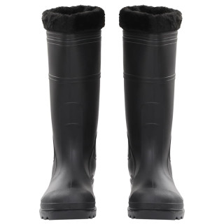 eemaldatava voodriga kummikud, must, suurus 44, PVC