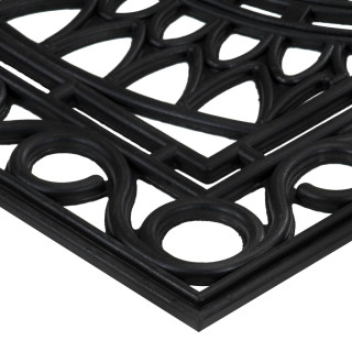 коврик придверный, прямоугольный, 45x75 см, резиновый