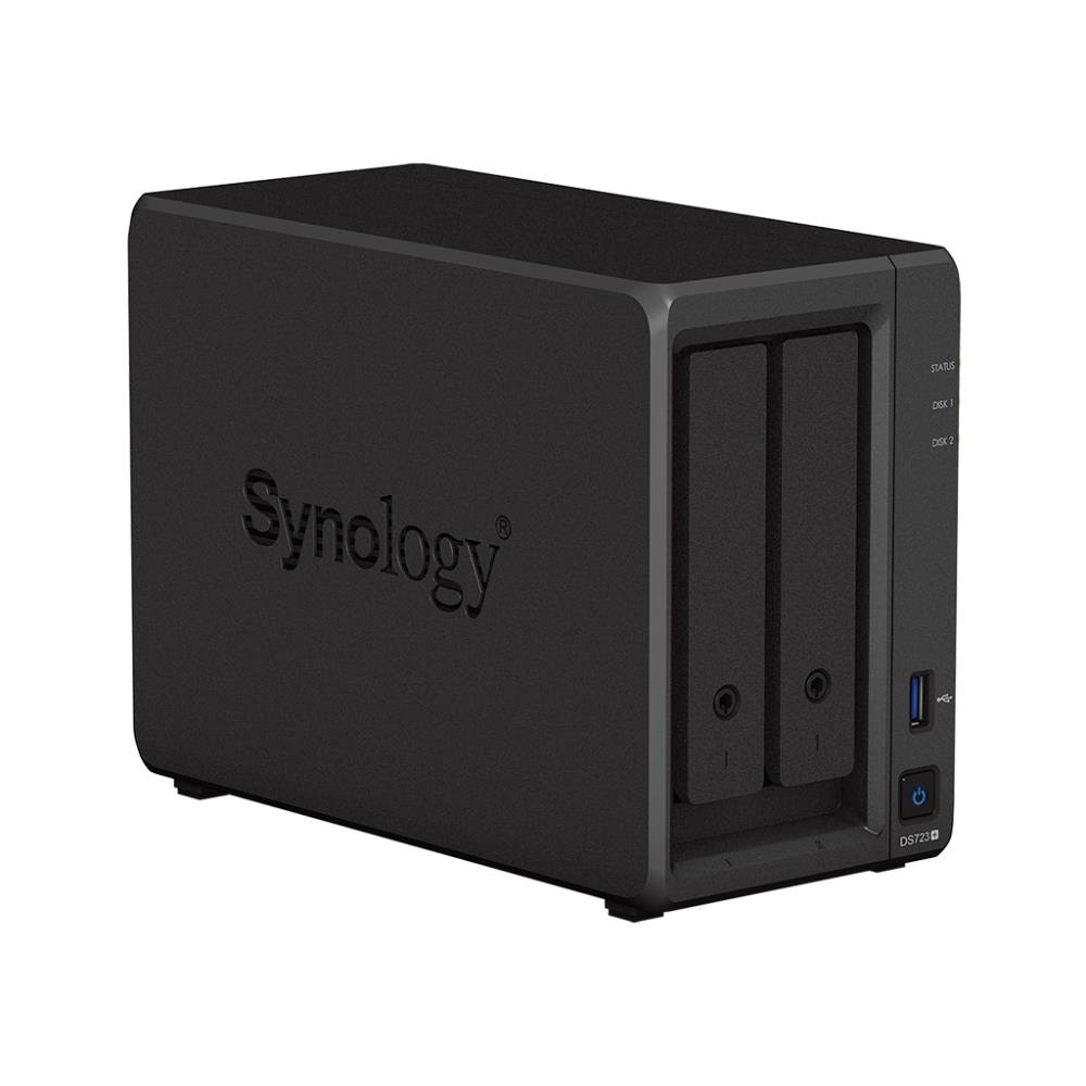 Kompaktne 2-kettaline Synology NAS seade kodukontorisse