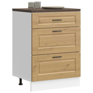 Köögi aluskapp Porto, käsitöötamm, tehispuit