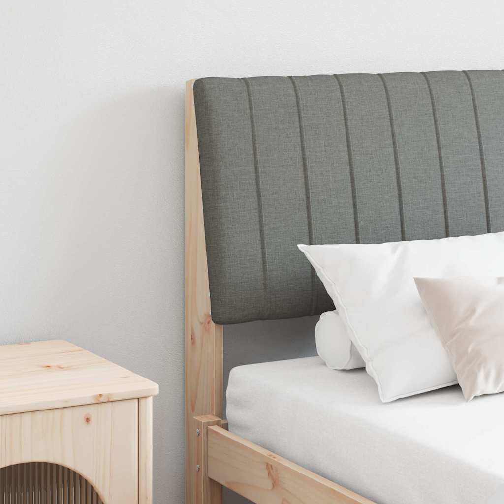 Polsterdatud voodiots Tumehall 150 cm Tahke mänd