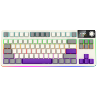 LORGAR KBP70TKLW, Беспроводная TKL Механическая Игровая Клавиатура Pro, Бежевая, EN раскладка
