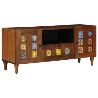 Telerikapp uksega Pähklipuit 105 x 33,5 x 46 cm Tugev mango puu