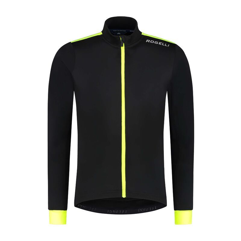 Rogelli long sleeve t-shirt CORE black-fluorescent 6XL